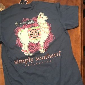 Simply Southern Llama t-shirt. NWT.